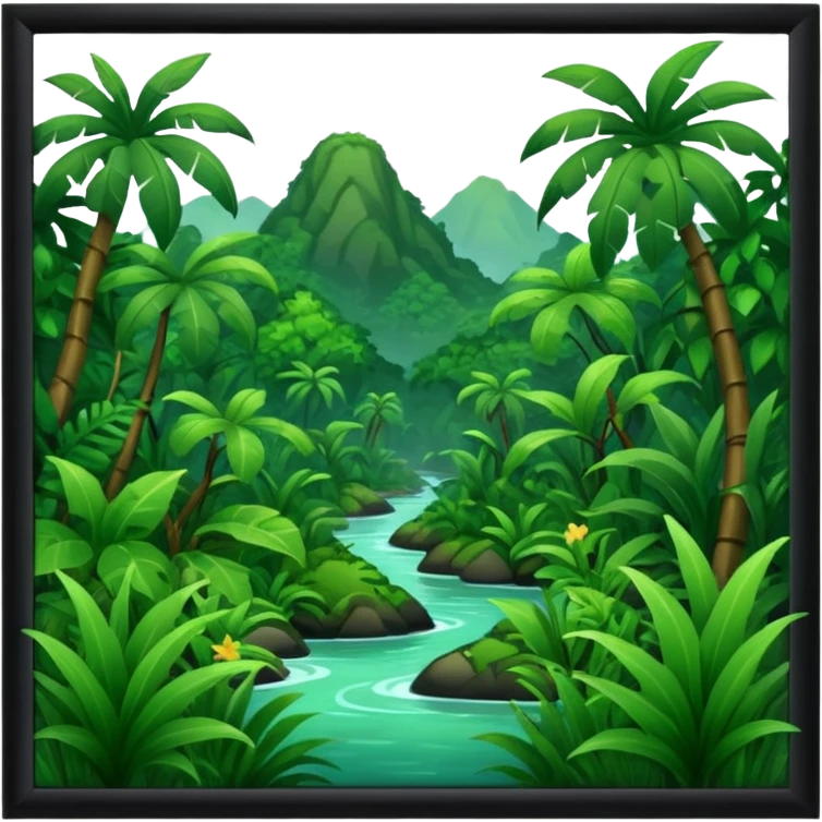 hintergrund dschungel emoji