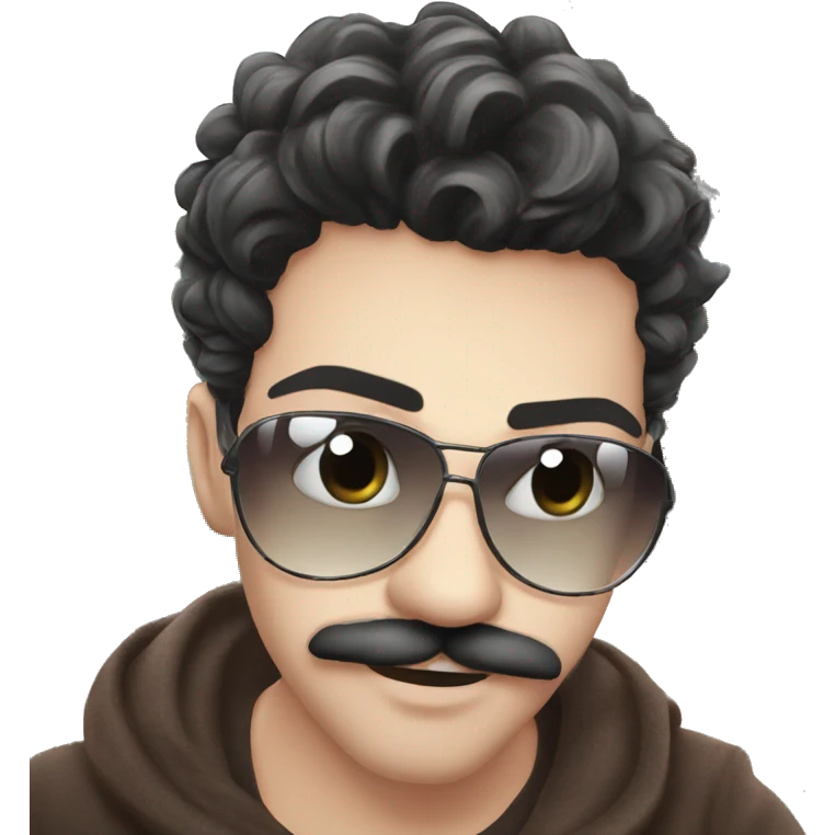 coolguy staring into camera emoji