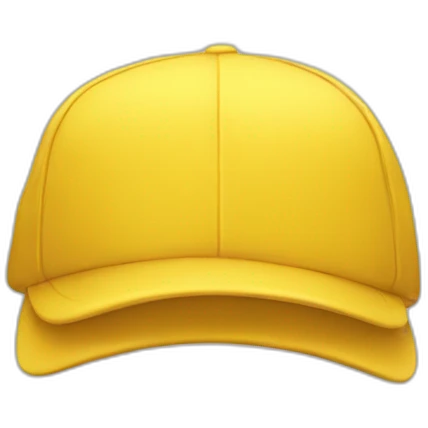 Yellow cap emoji