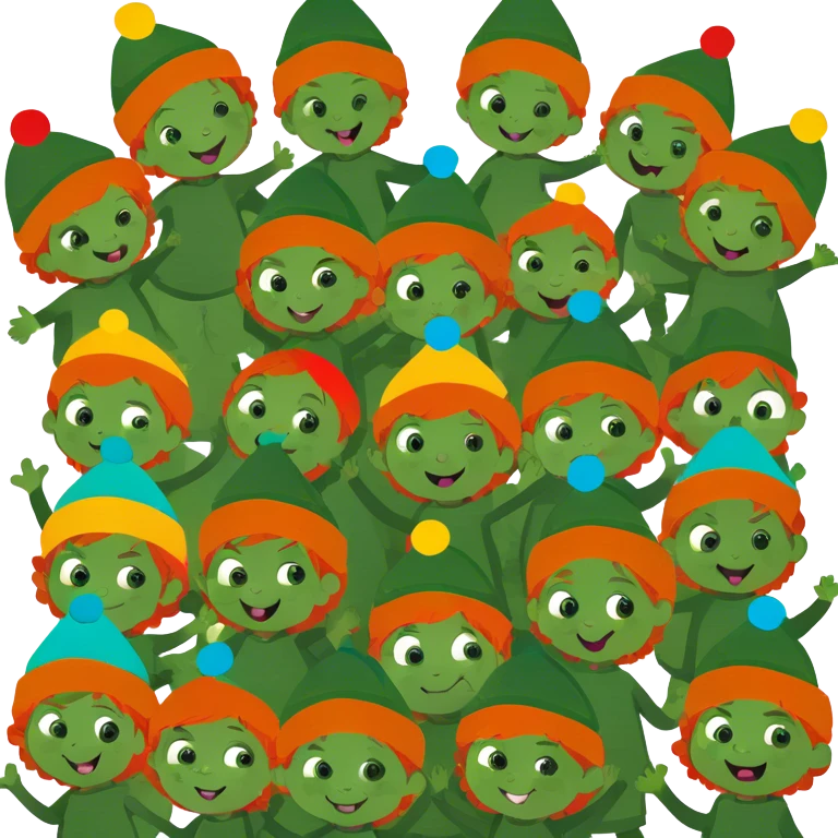 50 little ginger kids emoji