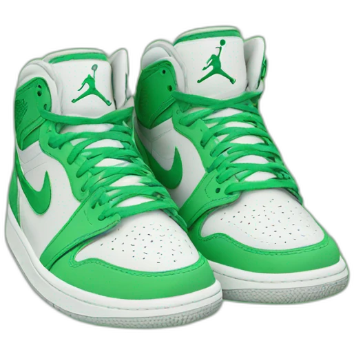 Nike jordan green colour emoji