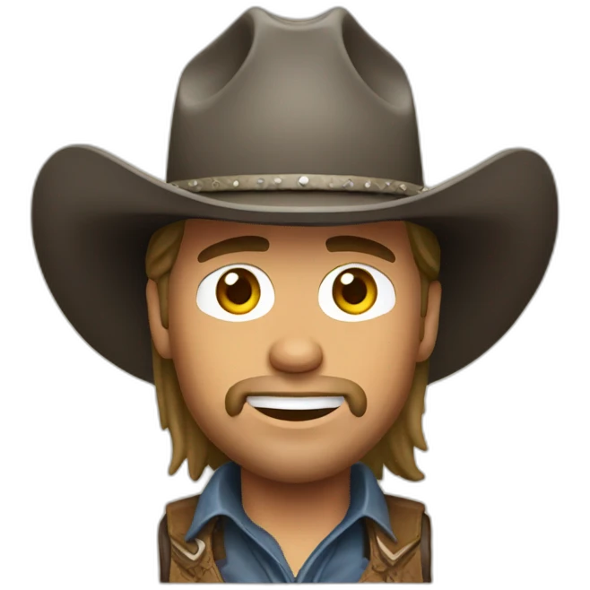Brad Pitt cowboy emoji