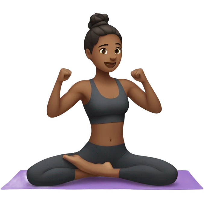Woman exercise  emoji