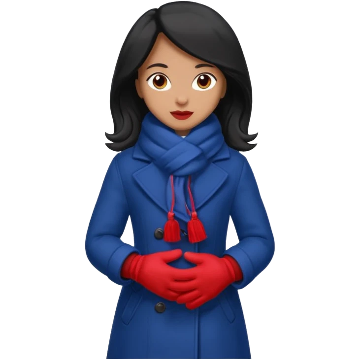 warm winter clothing emoji