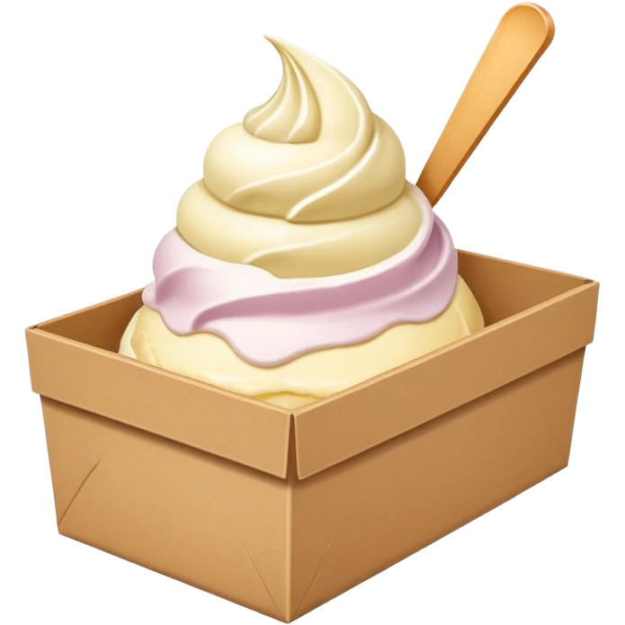 vanille eiscreme box emoji