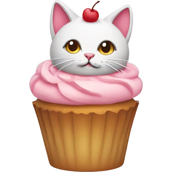 cupcake cat emoji
