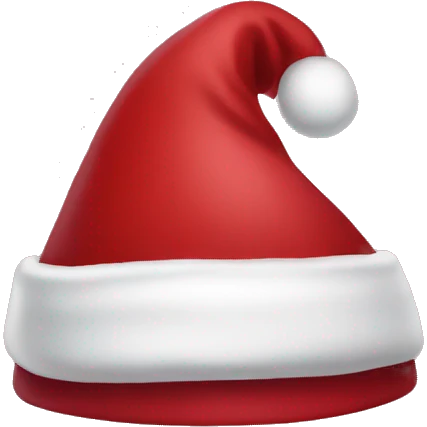 Santa hat color cherry emoji