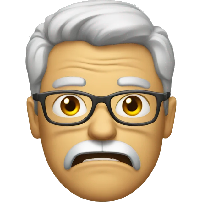 Angry teacher emoji