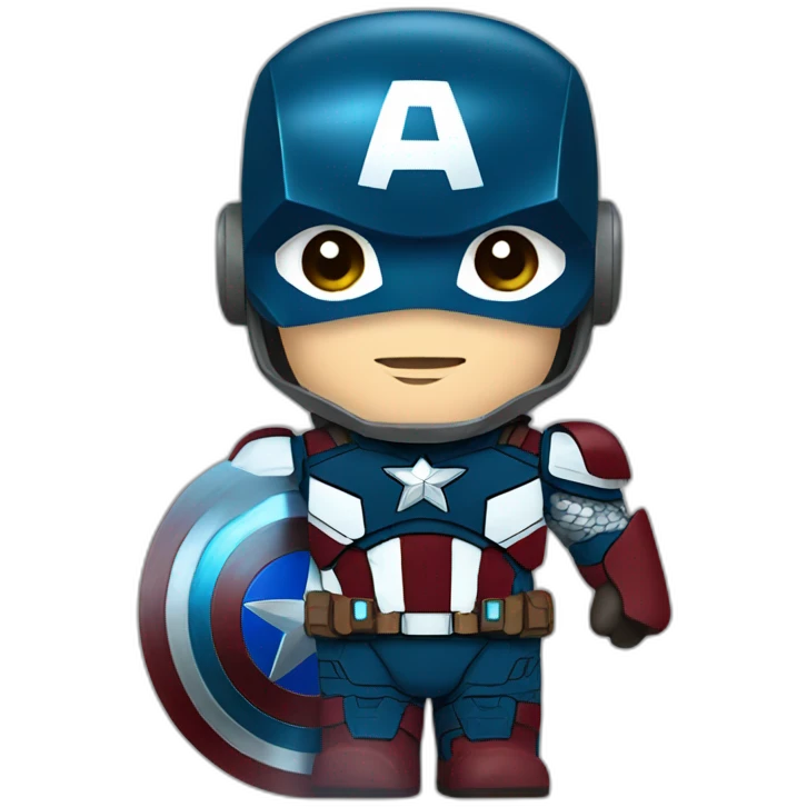 Captain america iron man emoji