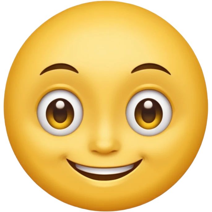 Very Chinese looking smiley face emoji