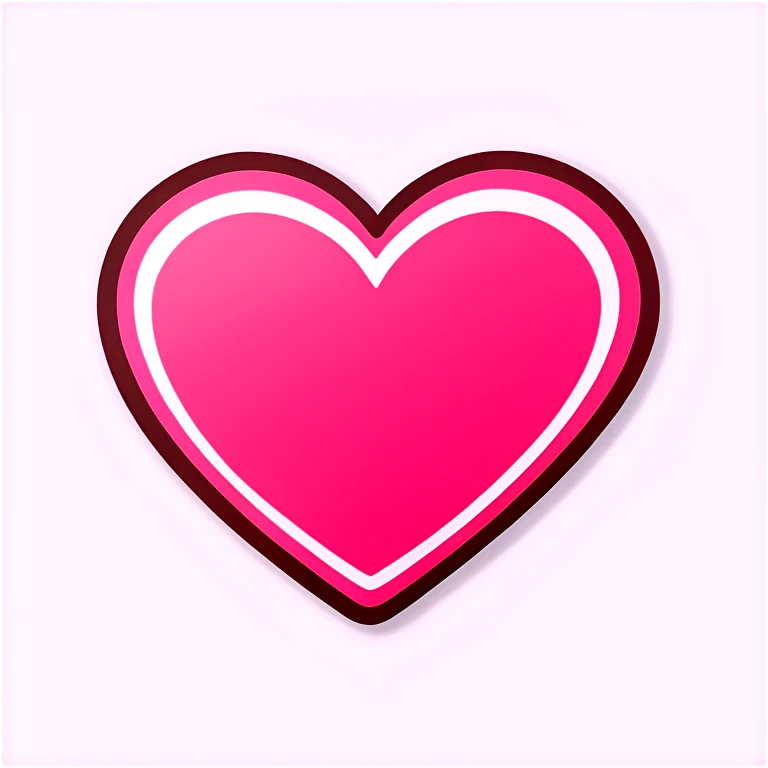 Pink heart fancy  emoji