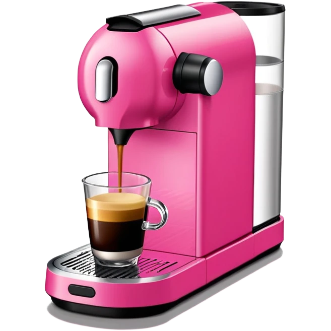 machine by Nespresso in Pink emoji