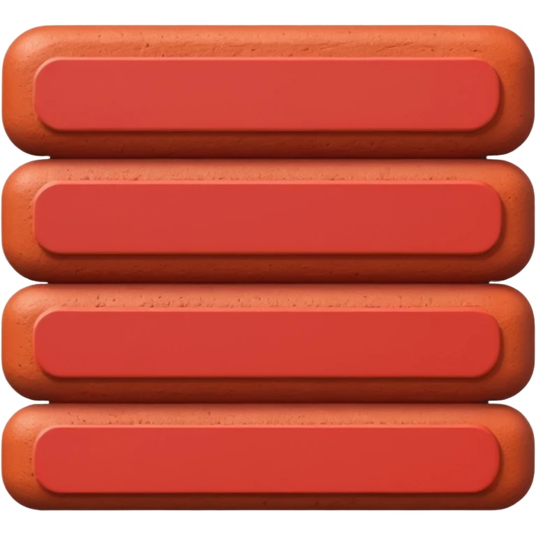 Layered bricks forming a structure in the accurate shape of an erect penis emoji