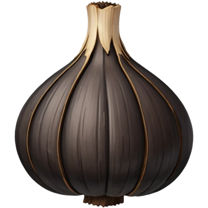 black garlic emoji