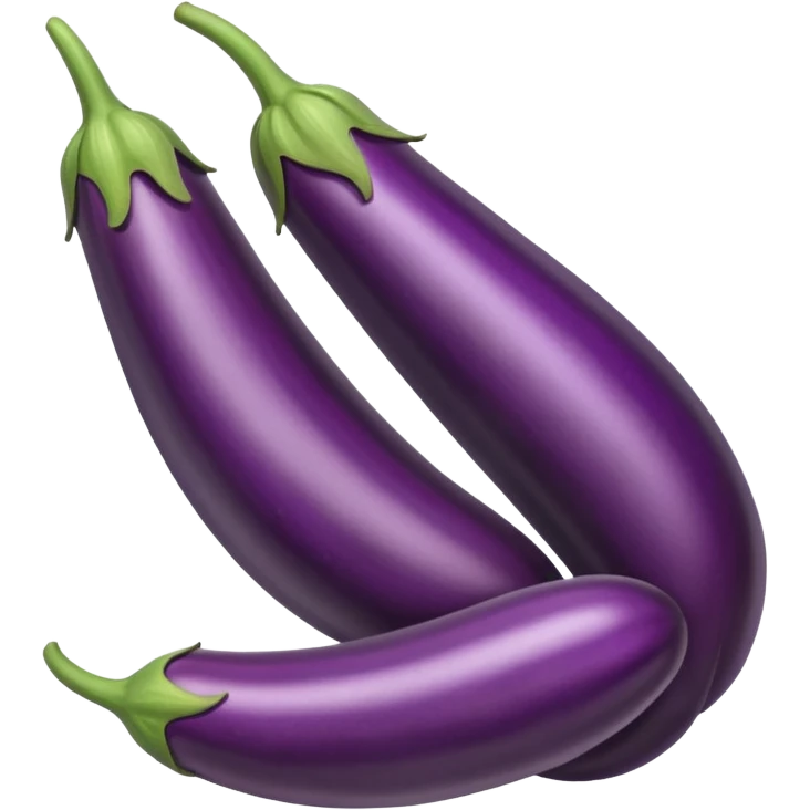 very long straight eggplant emoji
