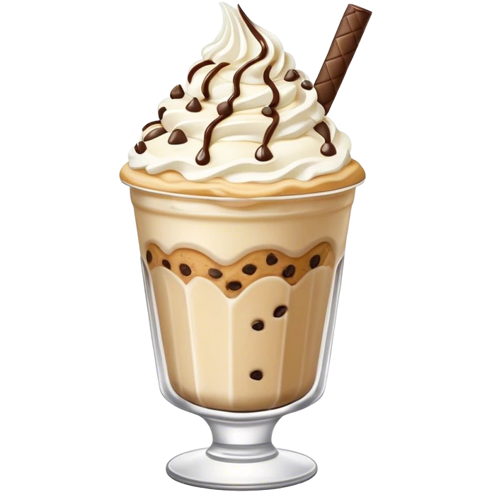 cookie dough milkshake emoji