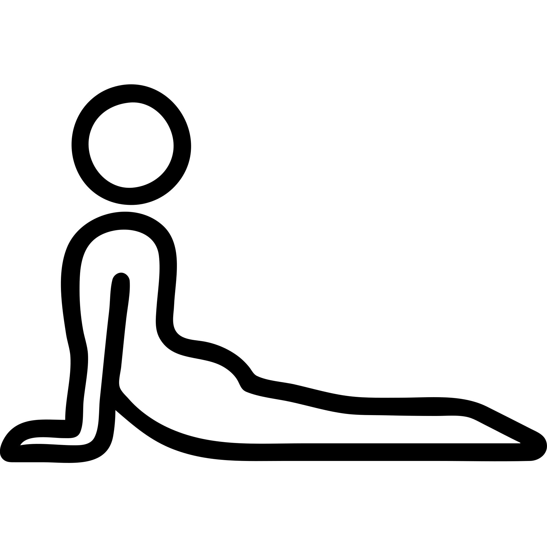 icon on the theme of yoga cobra poses classes.  emoji