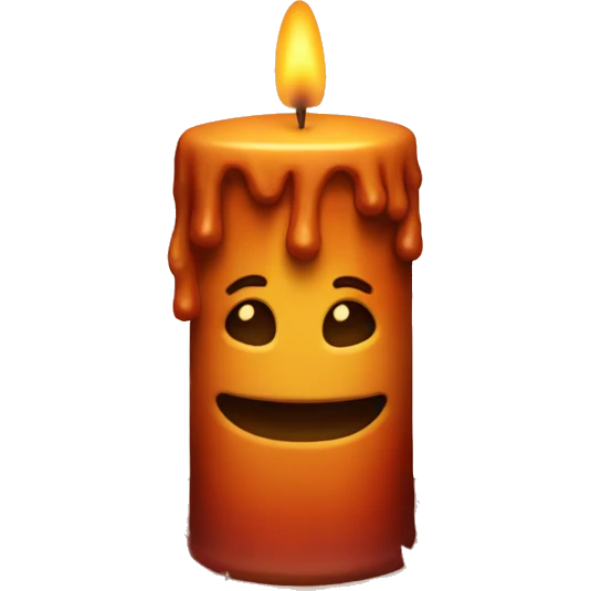 fall candle emoji