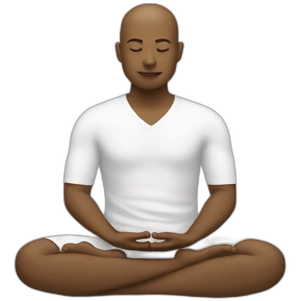 meditation emoji