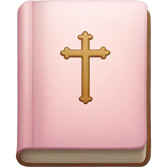 Light pink Holy Bible emoji