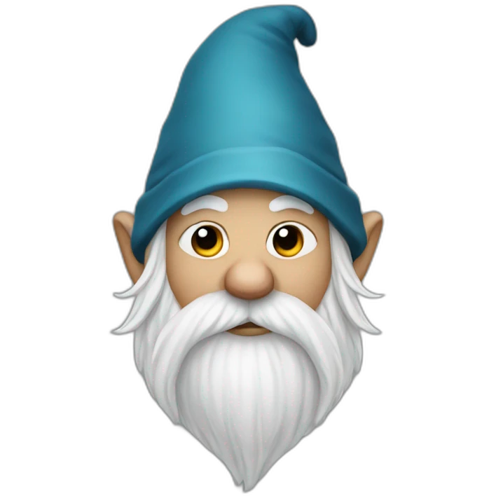 gnome with mask emoji