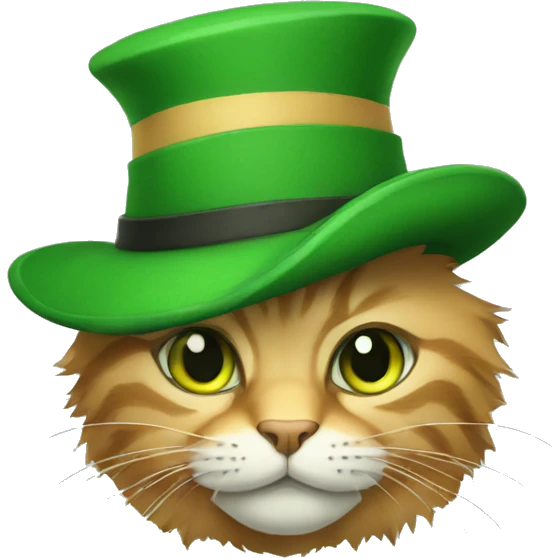 the cat in the green hat emoji