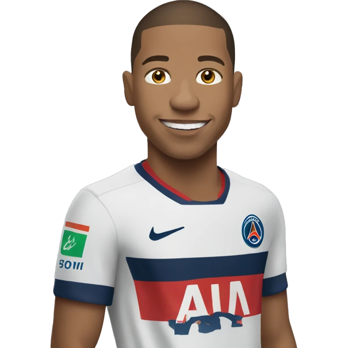 Mbappe con el 7 emoji