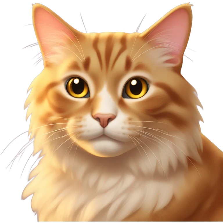 Cat with sunrise  emoji