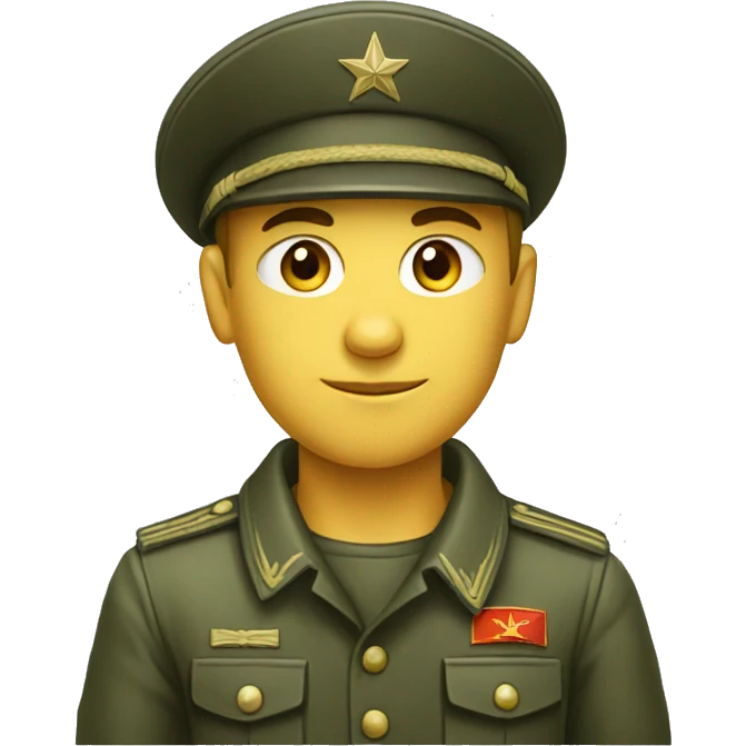the USSR Soldier emoji