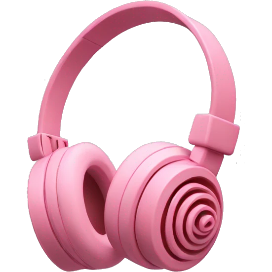 rose headphones  emoji