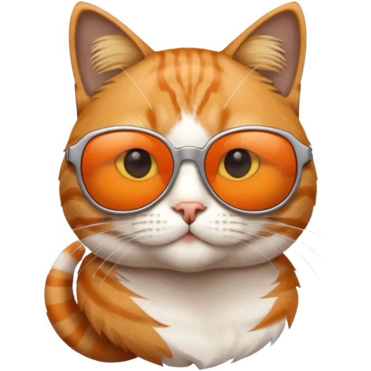 Cat wearing sunglasses emoji