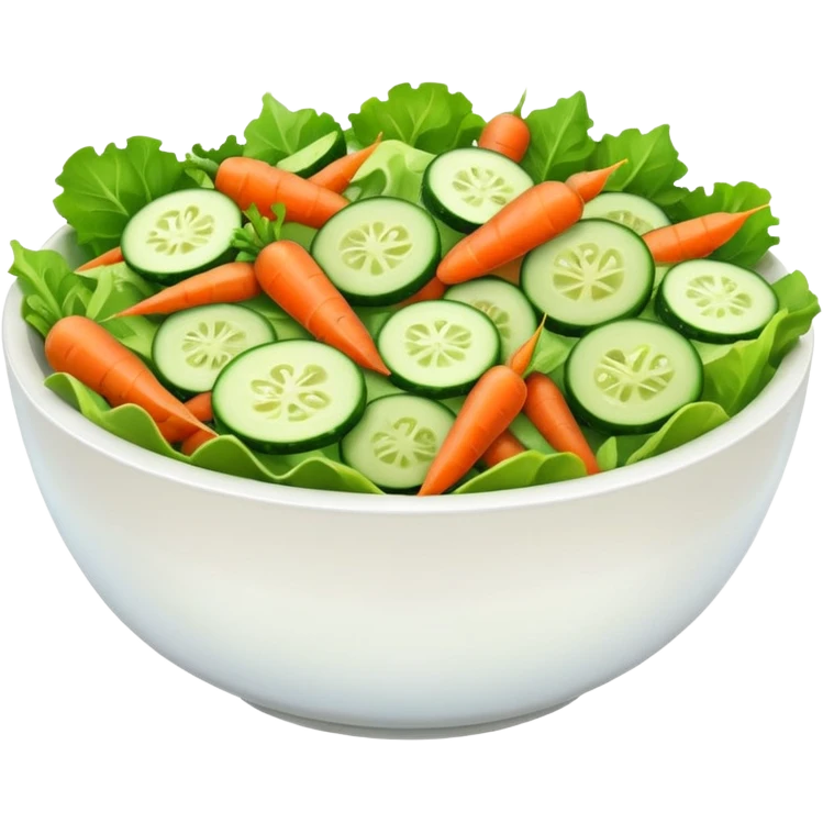 Veggie salad with no tomatoes emoji
