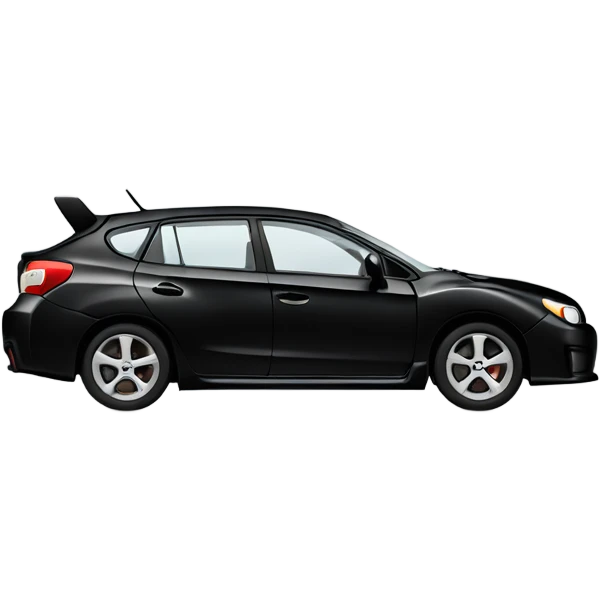Black subaru Impreza 2010 emoji