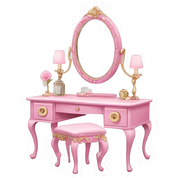 Pink decorated vanity  emoji