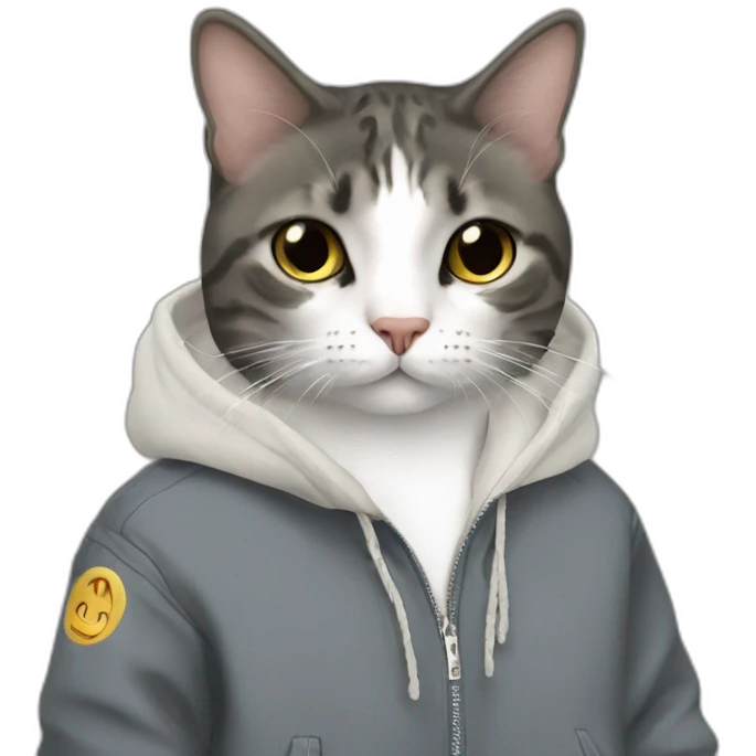 Vetements style cat in Georgia emoji