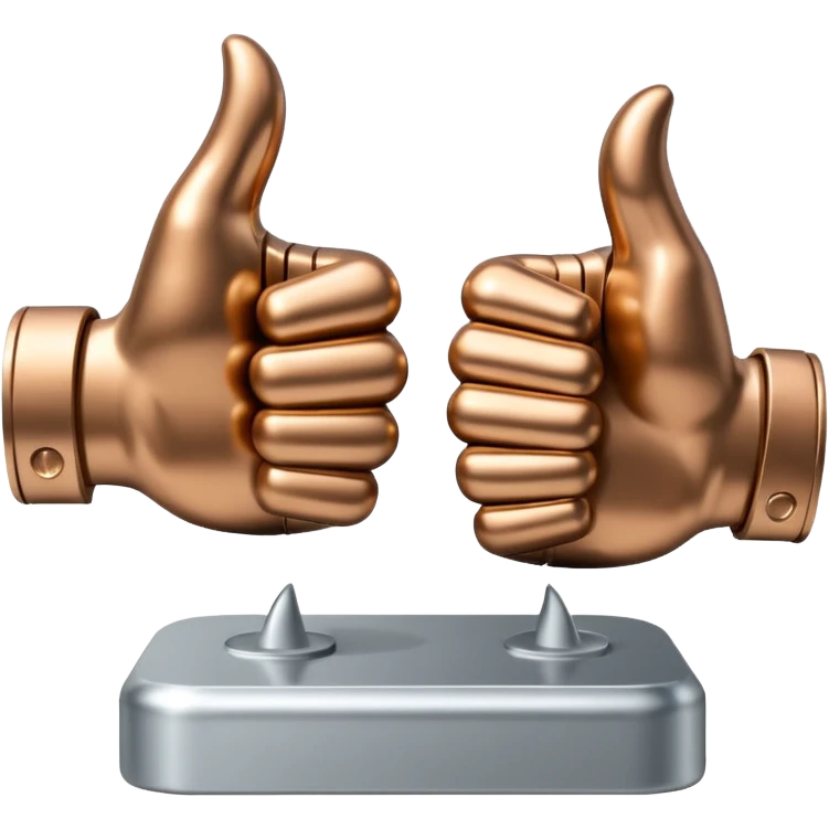 👍 and 👎 combined together emoji