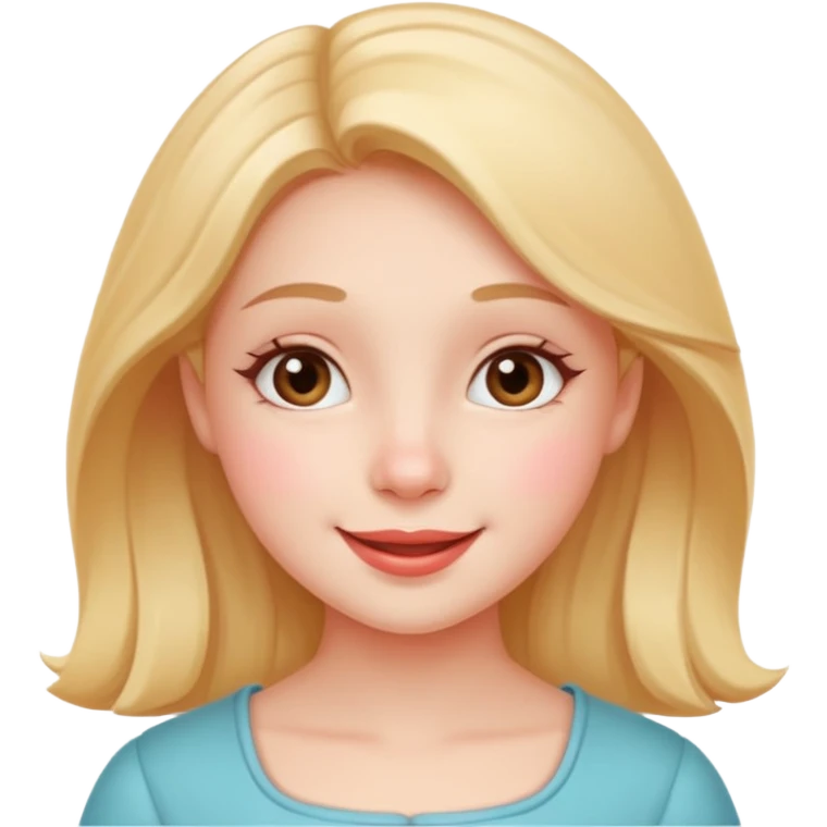 Cocuette cheerful face simple and cute emoji