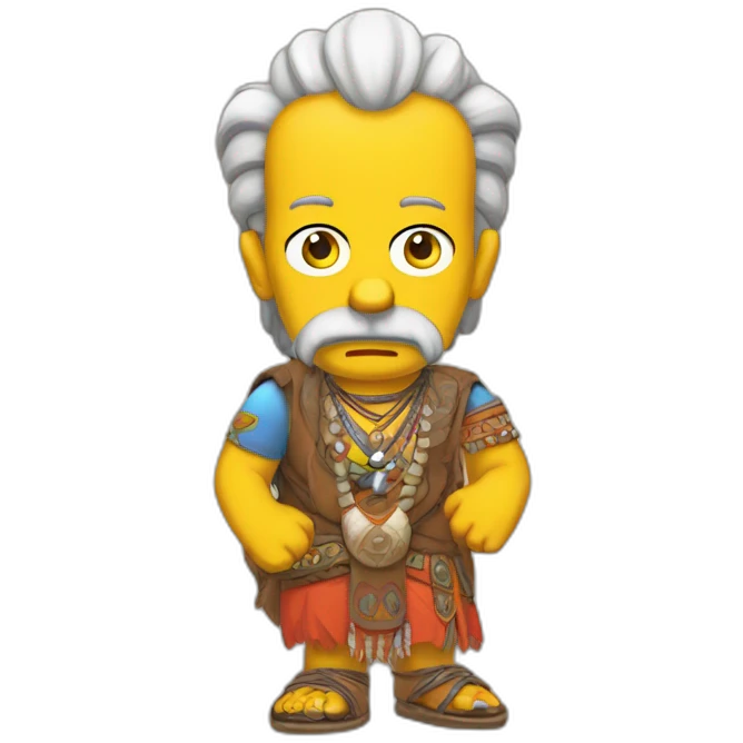 gamer simpson indian style emoji