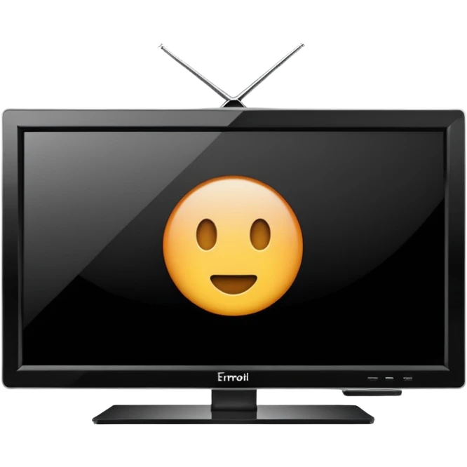 Flat tv emoji