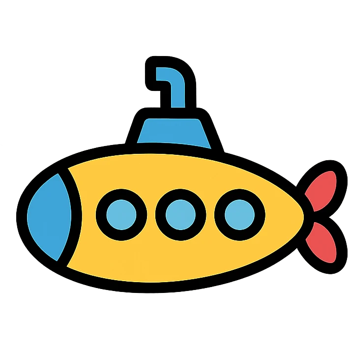 colored denizaltı (submarine) icon emoji