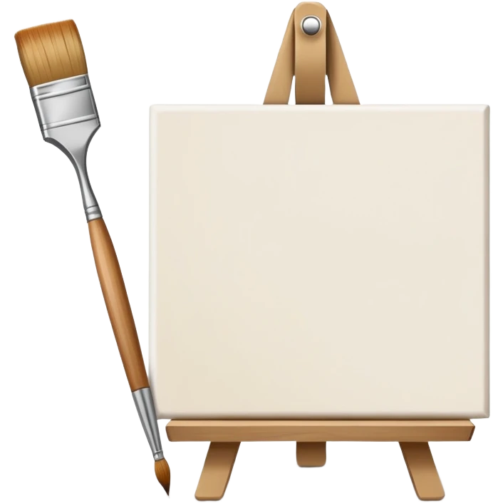 canvas, painting, brush emoji