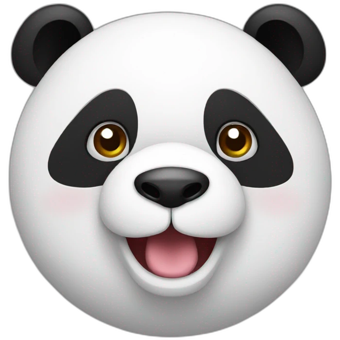 Panda happy emoji