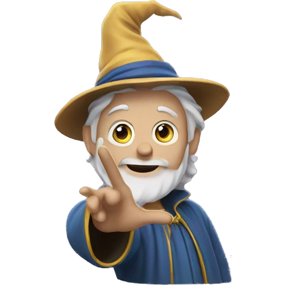 wizard waving emoji