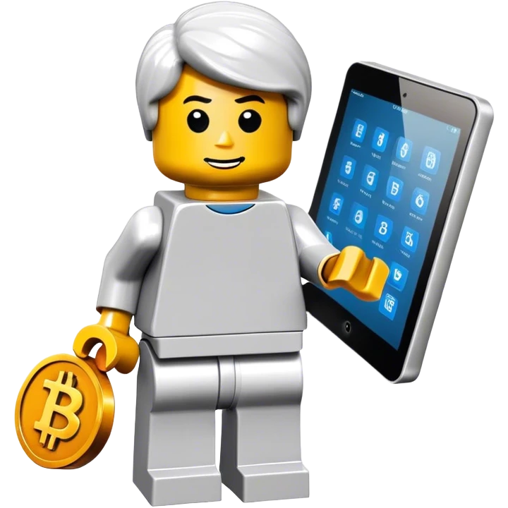 lego homme hackeur bitcoin emoji