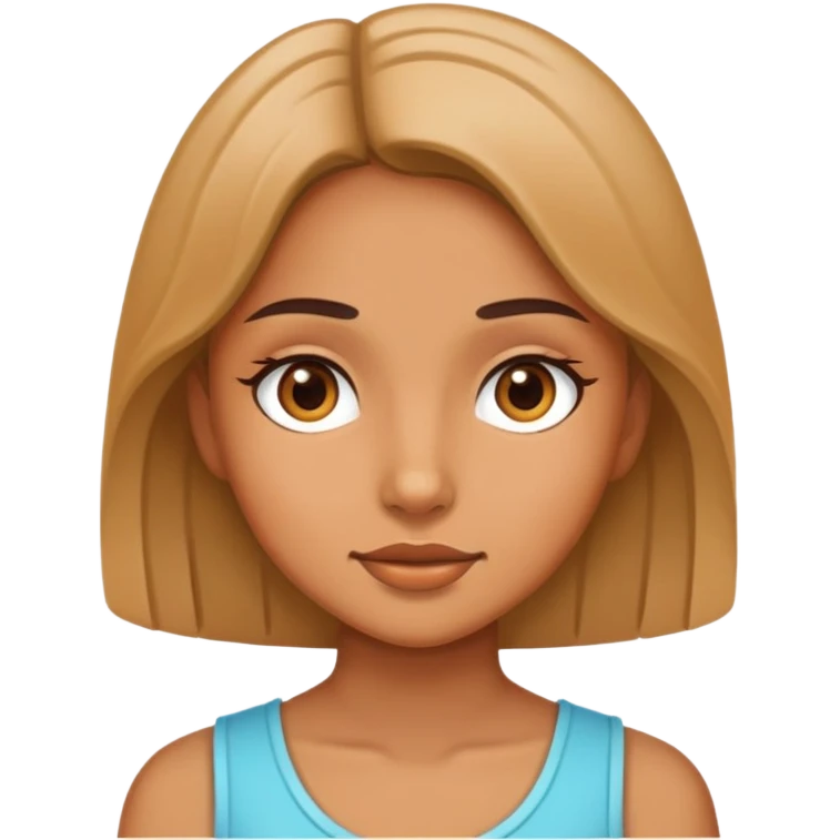 realistic portrait of girl emoji