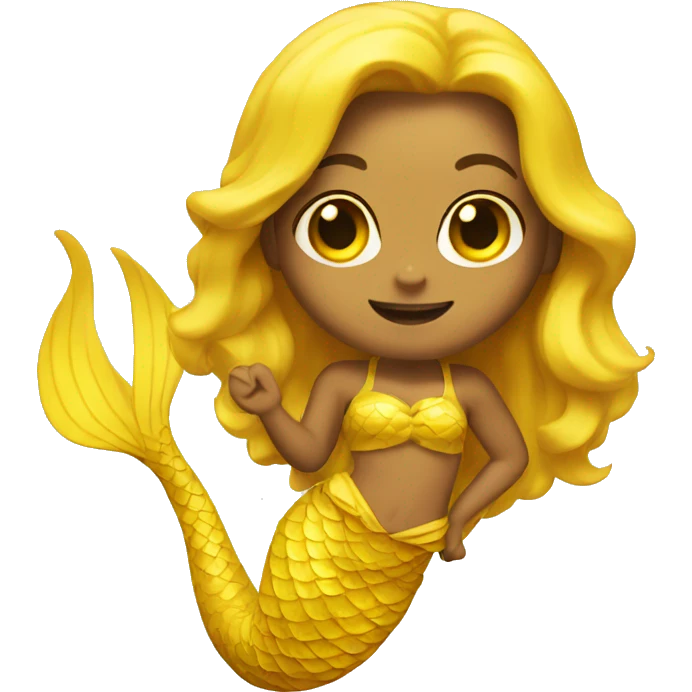 yellow mermaid emoji