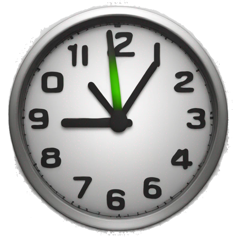 digital clock 8:30 emoji