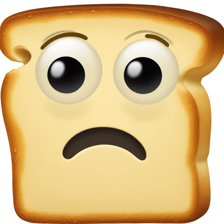 sad toast emoji