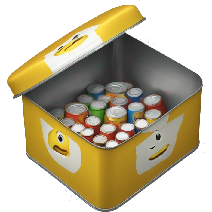 tin box opened emoji