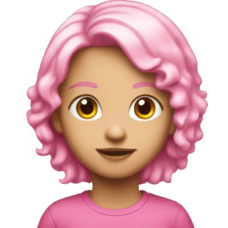 Pink emoji